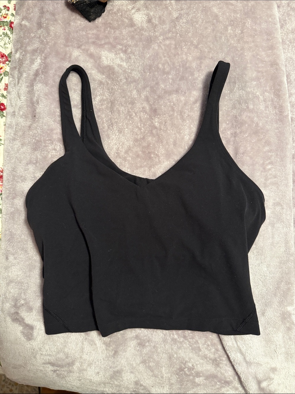 Black Lulu Align Tank